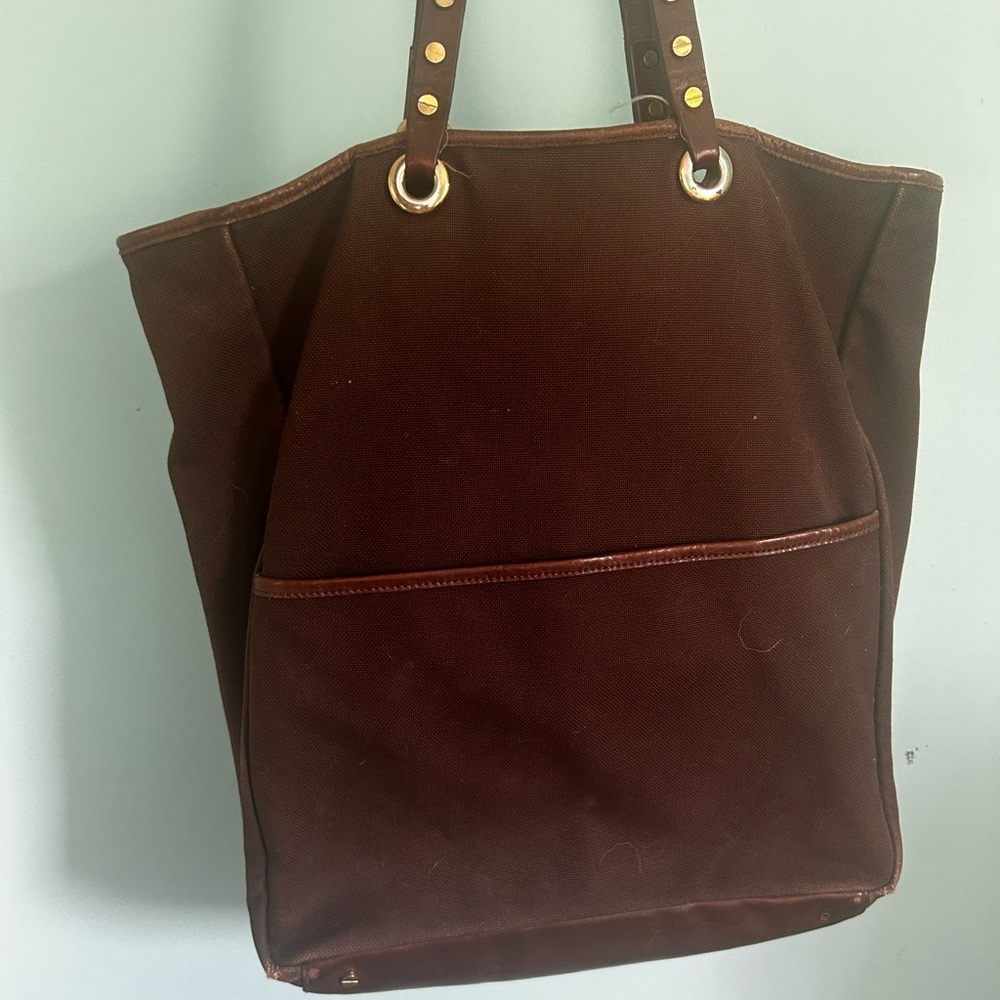 Brown Canvas Tote Bag - STILL AVAILABLE